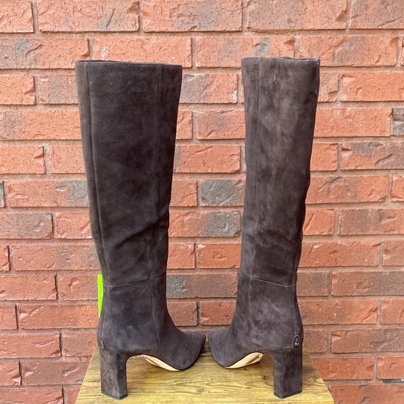 NWT Sam Edelman Brown Suede Knee High Boots 7.5 - Picture 4 of 10